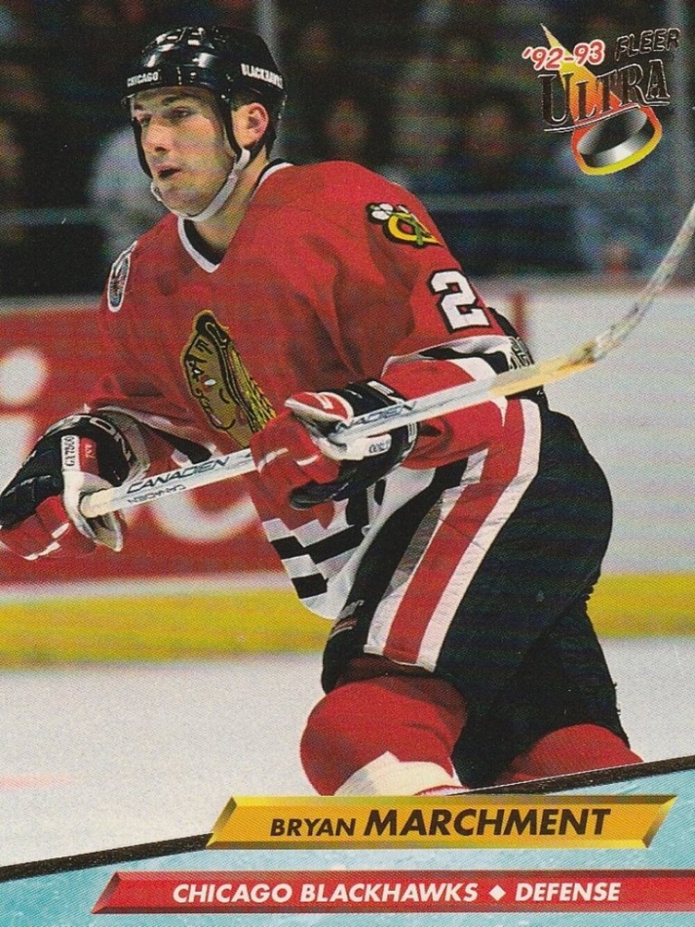 Bryan Marchment - 1993 Fleer Ultra Hockey Card